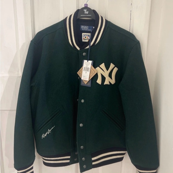 Ralph Lauren Dark Green Varsity Jacket